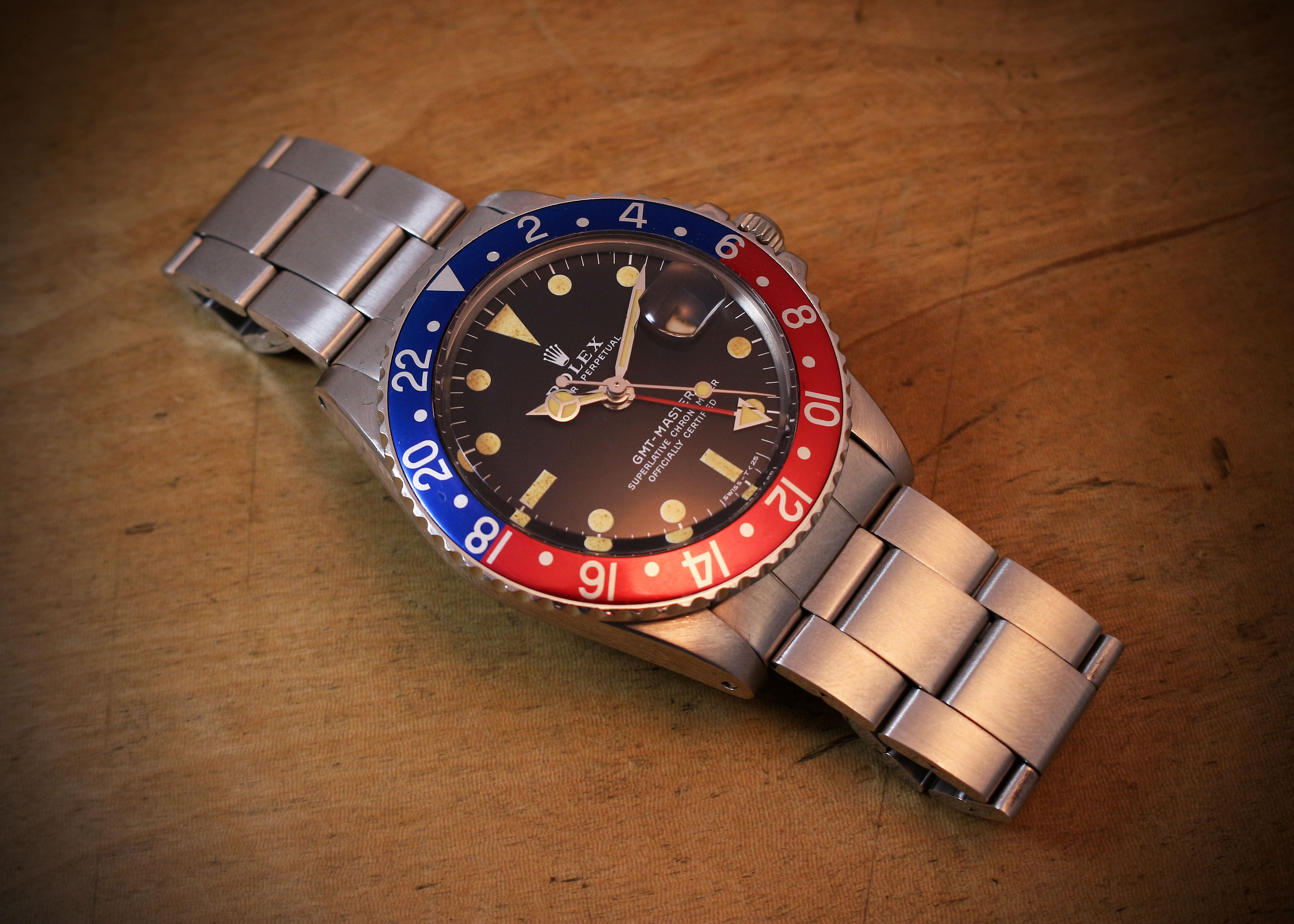 ROLEX GMTマスターRef.1675用純正裏ブタ71年2期製特価希少入手