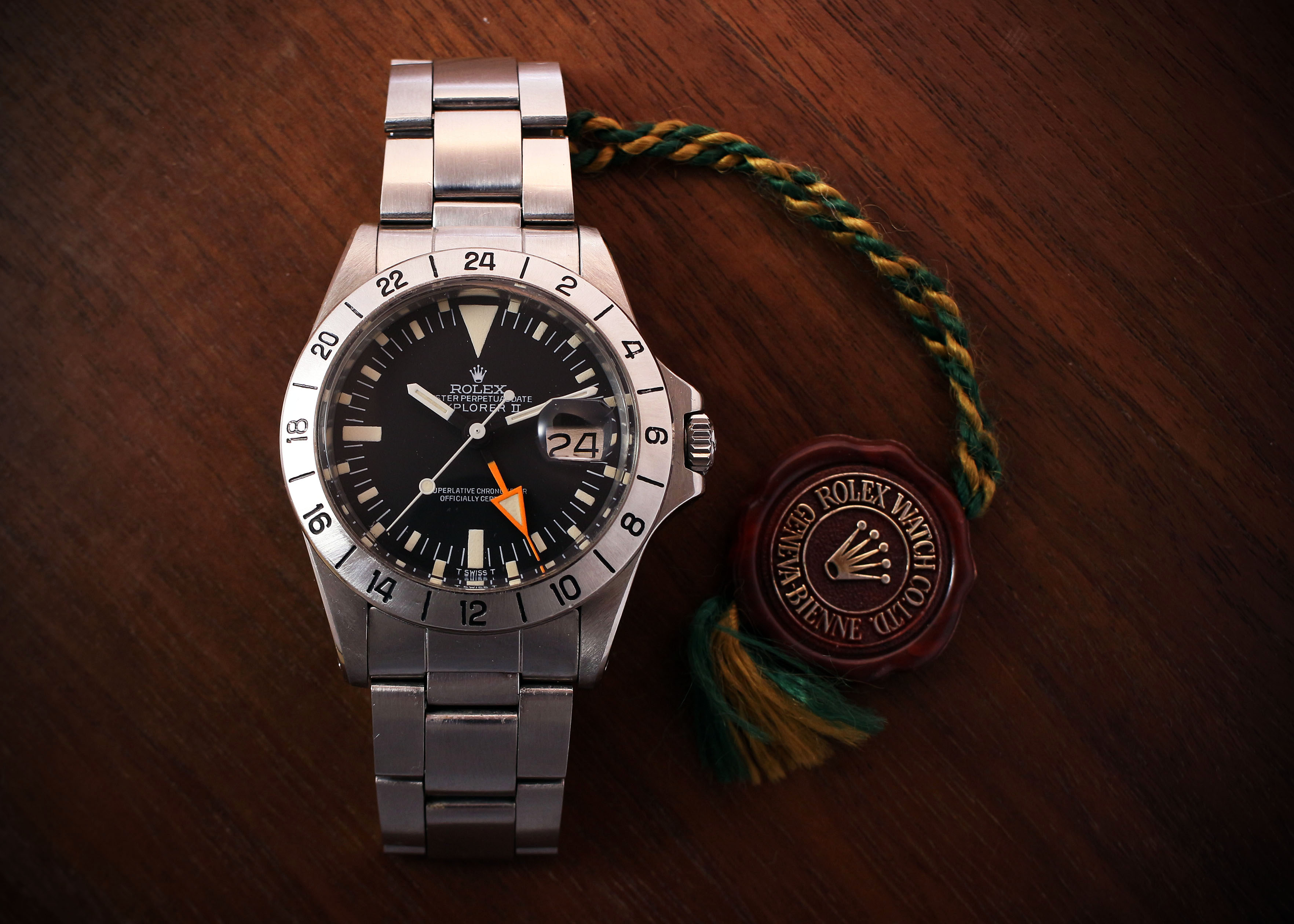 ロレックス EXPLORERⅡ Ref-1655 Mark-5 Dial & Mark-4 Bezel