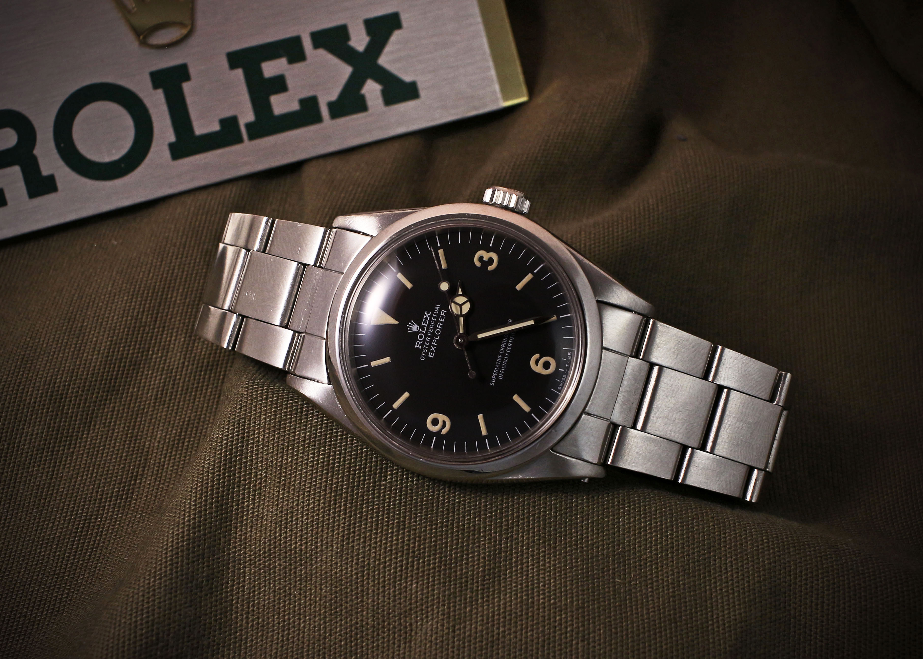 入荷情報1985 ROLEX EXPLORER I REF.1016 '68 Frog Foot